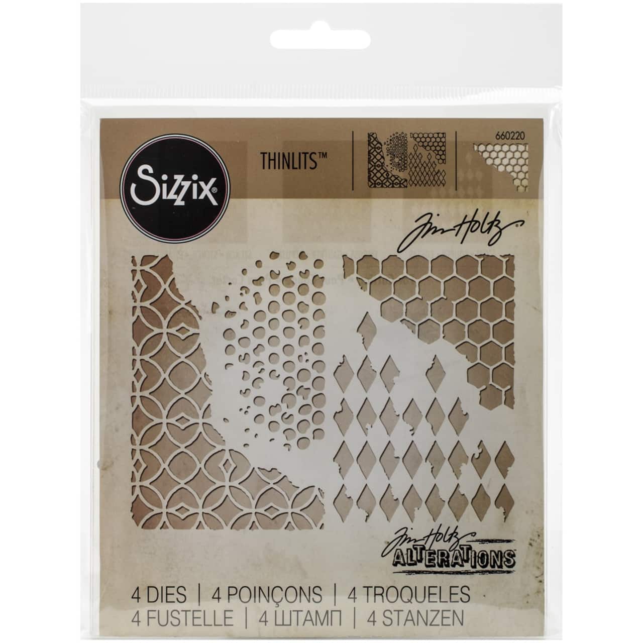 Sizzix® Thinlits™ Mixed Media Die Set by Tim Holtz®